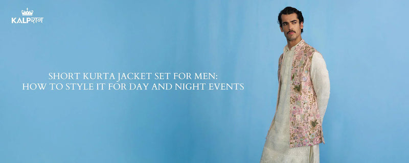 Short Kurta Jacket Set for Men: How to Style It for Day and Night Events
